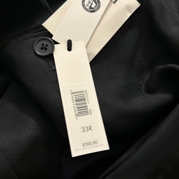 NWT! Banana Republic Black Signature Italian Hopsack Suit Pant - Picture 14 of 15